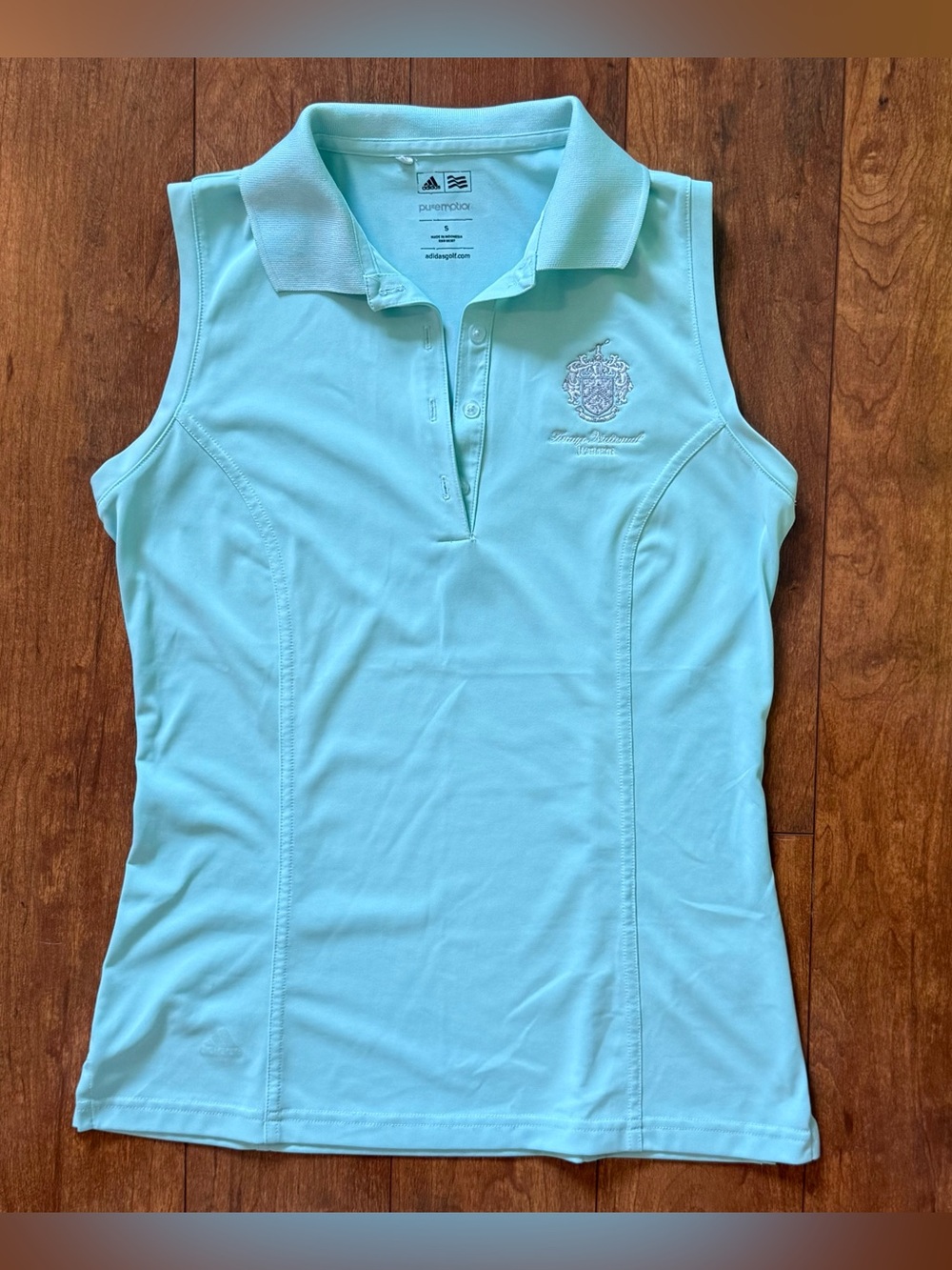 Trump National Jupiter Sleeveless Polo Tank Adidas Golf - Size S